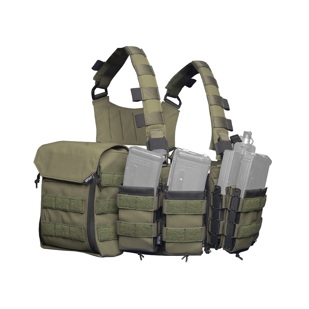 เชสริกต์ VALOR PX - Assault Split-front Chest Rig Full Set สายเก่ง สายโย่งบ่า ครบชุด