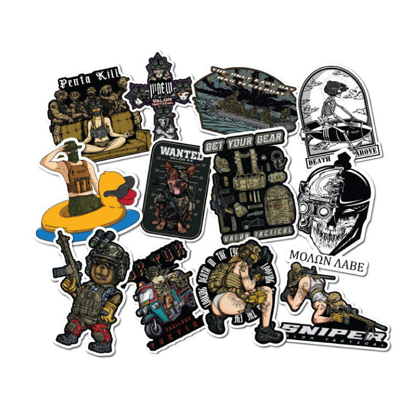สติกเกอร์ VALOR PX - Tactical Stickers สติกเกอร์ลายกราฟฟิค พิเศษ