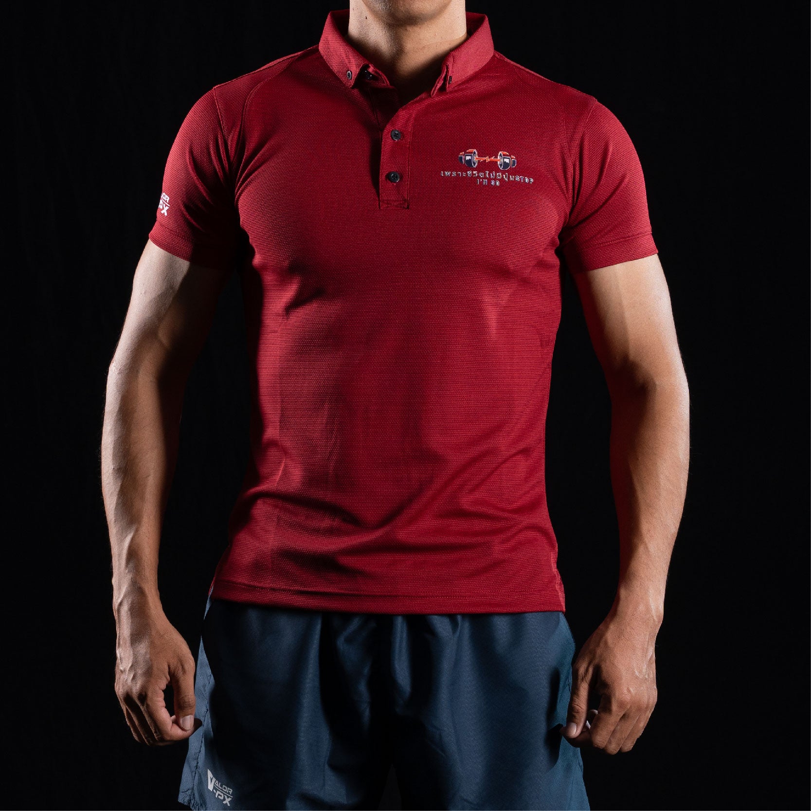 เสื้อโปโล VALOR PX - Proper Polo Shirts Slim Fit (No Screen Printing) เสื้อเปล่า โปโลแขนสั้น