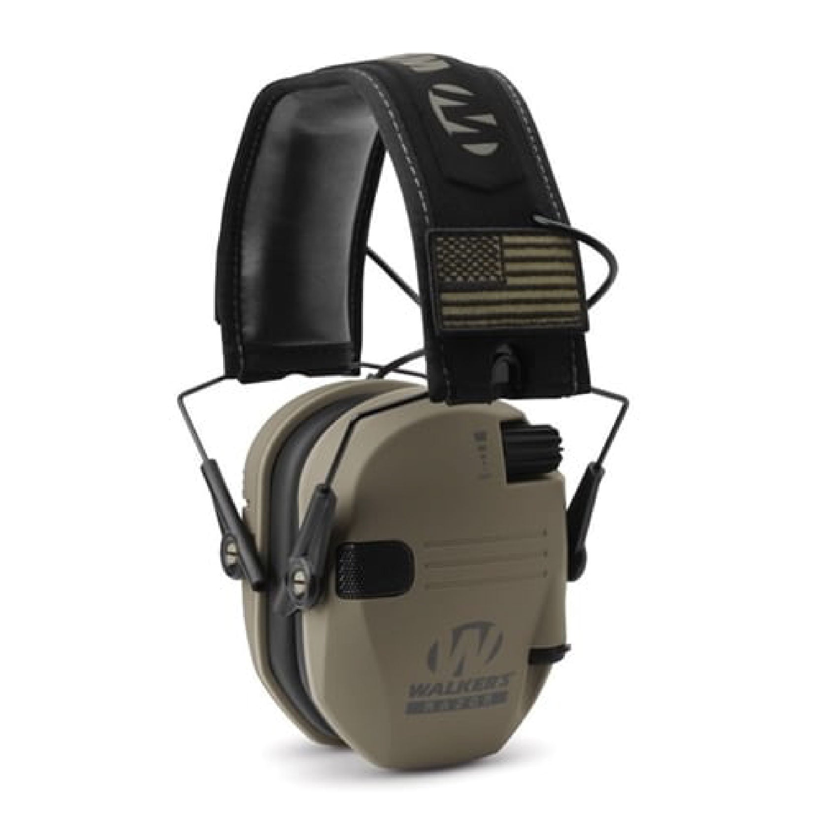 Walker's Razor Patriot Series Electronic Muffs W/Patches