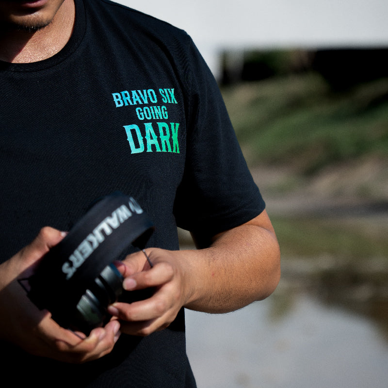 เสื้อยืดสกรีนลาย VALOR PX - Bravo Six Going Dark T-Shirt 2024