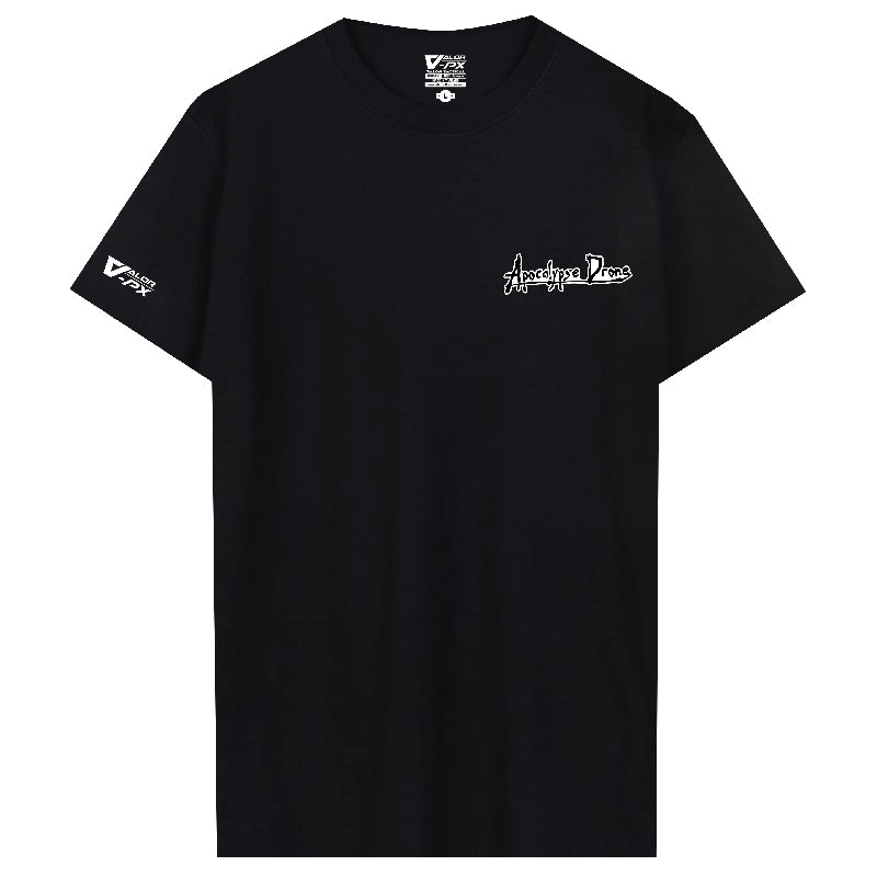 เสื้อยืดสกรีนลาย VALOR PX - Apocalypse Drone T-Shirt 2024 เสื้อใส่เที่ยว ลายกราฟฟิค