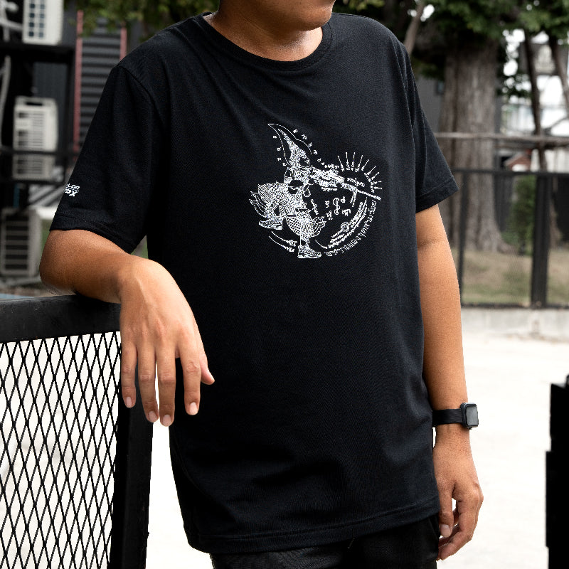 เสื้อยืดสกรีนลาย VALOR PX - พระรามแผงจุดสามร้อย T-Shirt 2024 เสื้อใส่เที่ยว ลายกราฟฟิค