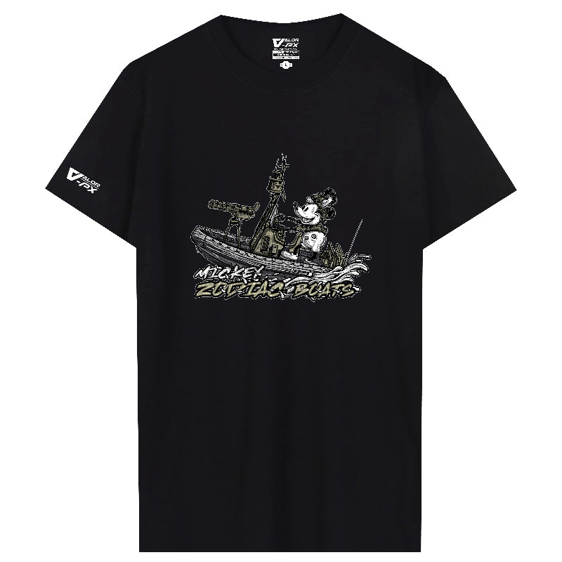 เสื้อยืดสกรีนลาย VALOR PX - Mickey Zodiac Boats T-Shirt 2024 เสื้อใส่เที่ยว ลายกราฟฟิค