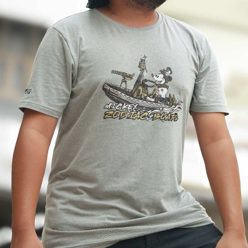 เสื้อยืดสกรีนลาย VALOR PX - Mickey Zodiac Boats T-Shirt 2024