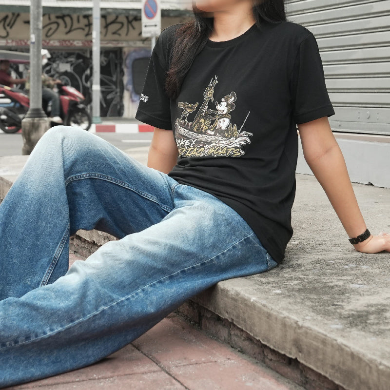 เสื้อยืดสกรีนลาย VALOR PX - Mickey Zodiac Boats T-Shirt 2024
