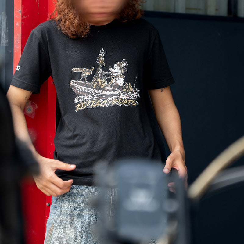 เสื้อยืดสกรีนลาย VALOR PX - Mickey Zodiac Boats T-Shirt 2024