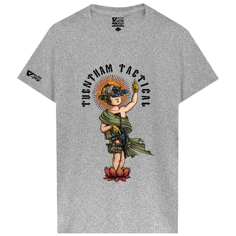 เสื้อยืดสกรีนลาย VALOR PX - Tuentham Tactical T-Shirt 2024 เสื้อใส่เที่ยว ลายกราฟฟิค