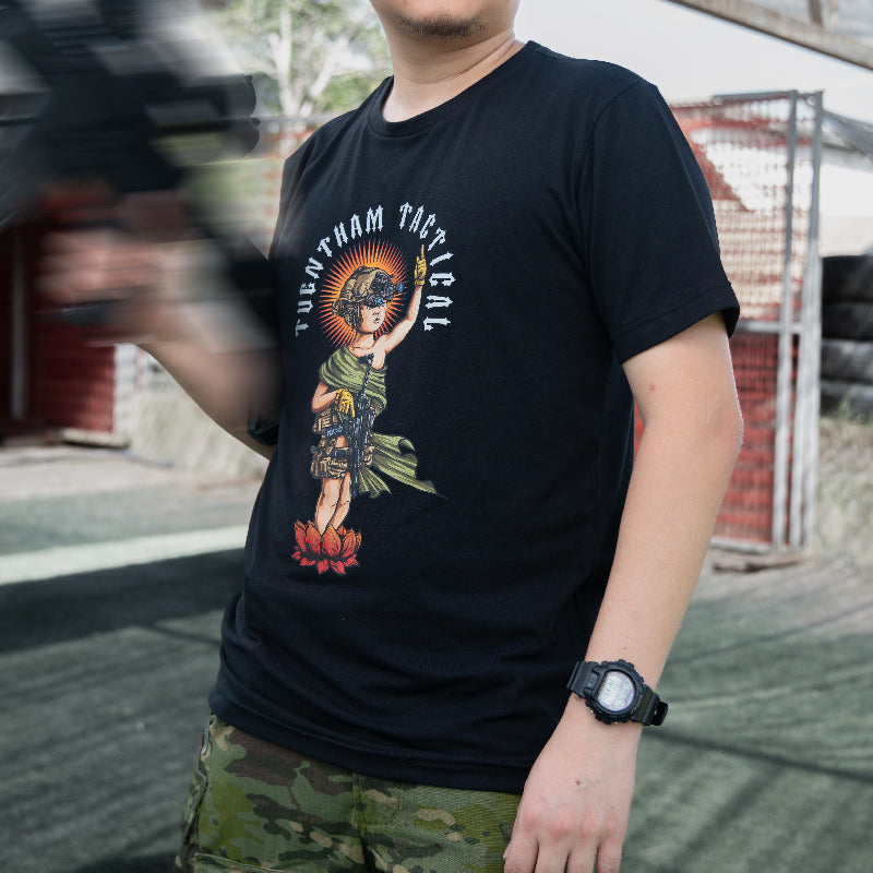เสื้อยืดสกรีนลาย VALOR PX - Tuentham Tactical T-Shirt 2024 เสื้อใส่เที่ยว ลายกราฟฟิค