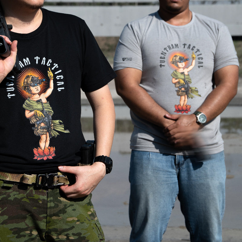 เสื้อยืดสกรีนลาย VALOR PX - Tuentham Tactical T-Shirt 2024 เสื้อใส่เที่ยว ลายกราฟฟิค