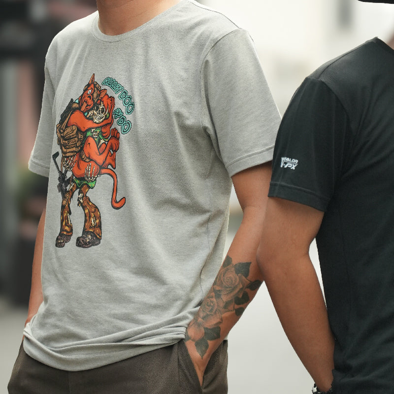 เสื้อยืดสกรีนลาย VALOR PX - Skullpy Doo Py Do T-Shirt 2024 เสื้อใส่เที่ยว ลายกราฟฟิค