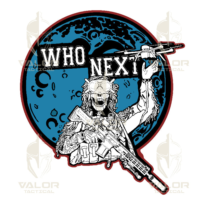เสื้อยืดสกรีนลาย VALOR PX - Who Next? T-Shirt 2024 เสื้อใส่เที่ยว ลายกราฟฟิค