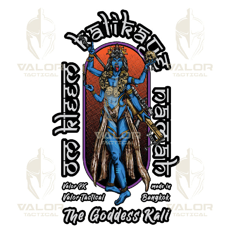 เสื้อยืดสกรีนลาย VALOR PX - The Goddess Kali T-Shirt 2024 เสื้อใส่เที่ยว ลายกราฟฟิค