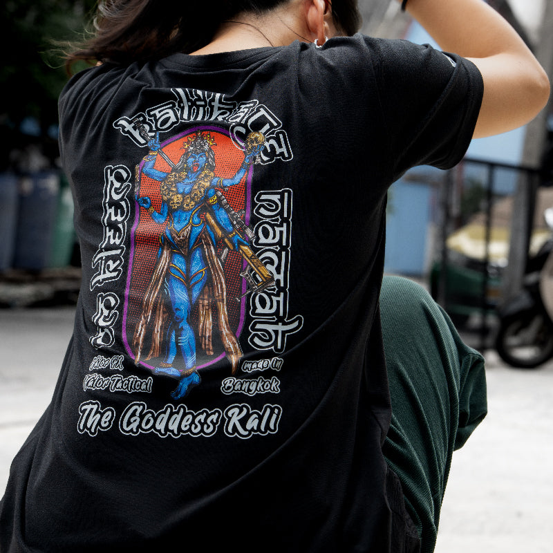 เสื้อยืดสกรีนลาย VALOR PX - The Goddess Kali T-Shirt 2024 เสื้อใส่เที่ยว ลายกราฟฟิค