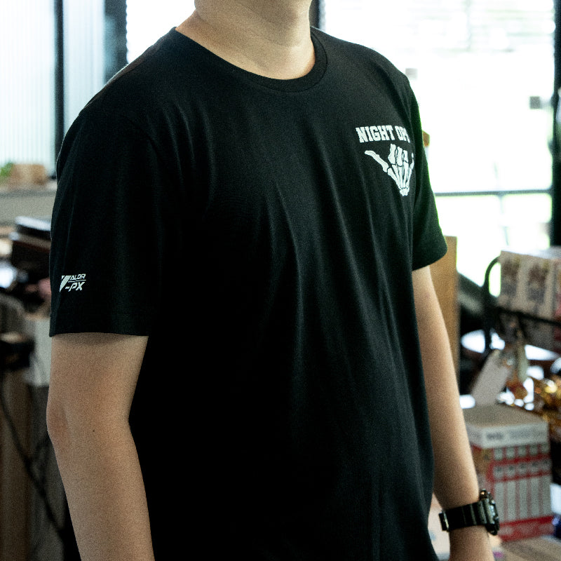 เสื้อยืดสกรีนลาย VALOR PX - Night OPS T-Shirt 2024 เสื้อใส่เที่ยว ลายกราฟฟิค