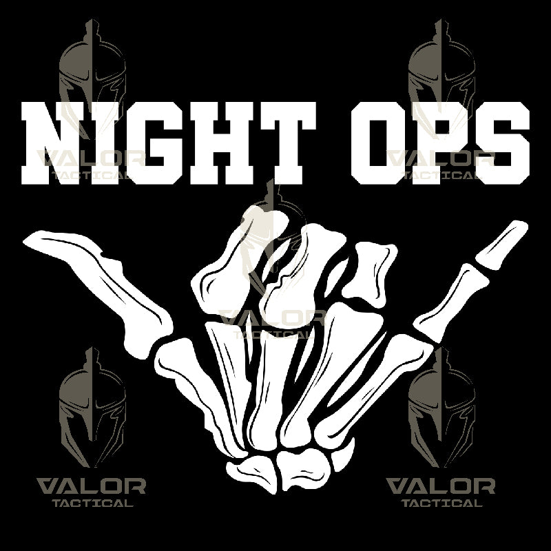 เสื้อยืดสกรีนลาย VALOR PX - Night OPS T-Shirt 2024 เสื้อใส่เที่ยว ลายกราฟฟิค