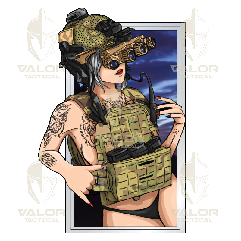 เสื้อยืดสกรีนลาย VALOR PX - Night OPS T-Shirt 2024 เสื้อใส่เที่ยว ลายกราฟฟิค