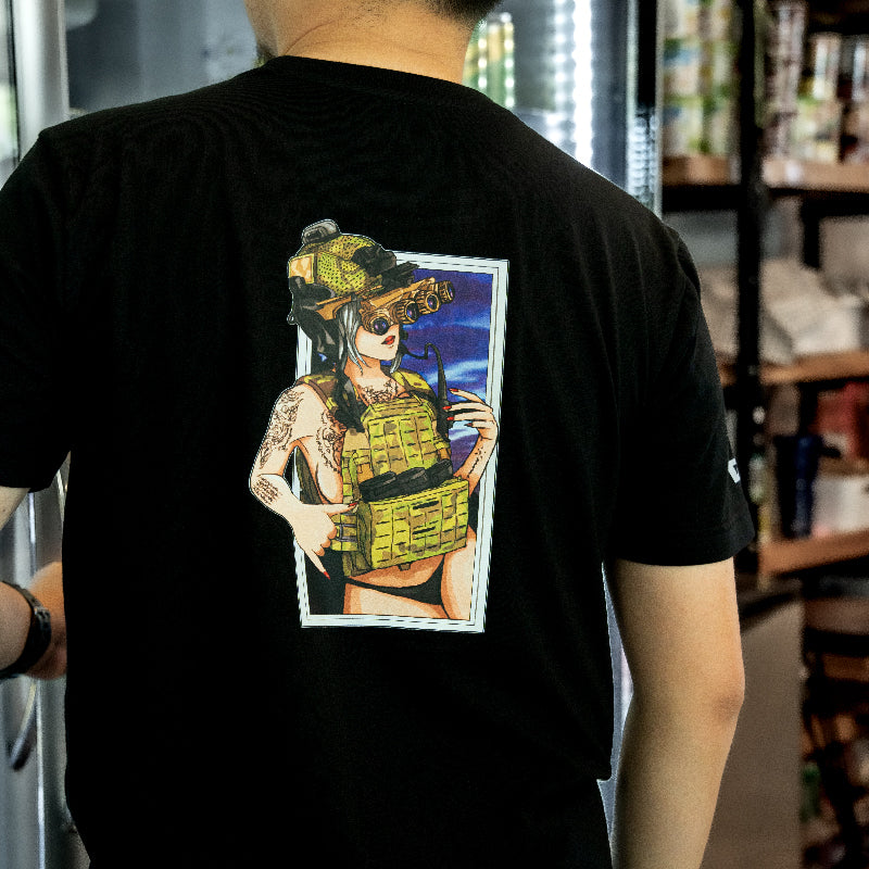 เสื้อยืดสกรีนลาย VALOR PX - Night OPS T-Shirt 2024 เสื้อใส่เที่ยว ลายกราฟฟิค