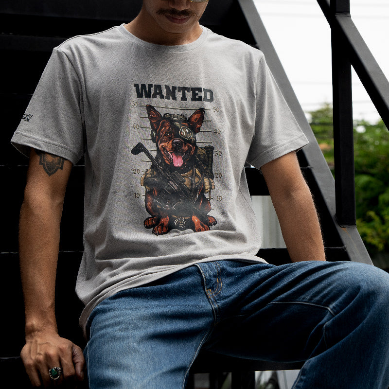 เสื้อยืดสกรีนลาย VALOR PX - Wanted T-Shirt 2024 เสื้อใส่เที่ยว ลายกราฟฟิค