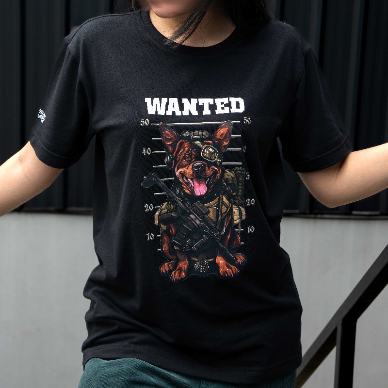 เสื้อยืดสกรีนลาย VALOR PX - Wanted T-Shirt 2024 เสื้อใส่เที่ยว ลายกราฟฟิค