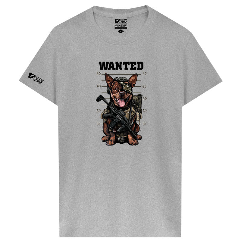 เสื้อยืดสกรีนลาย VALOR PX - Wanted T-Shirt 2024 เสื้อใส่เที่ยว ลายกราฟฟิค