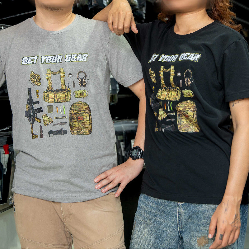 เสื้อยืดสกรีนลาย VALOR PX - Get your gear T-Shirt 2024