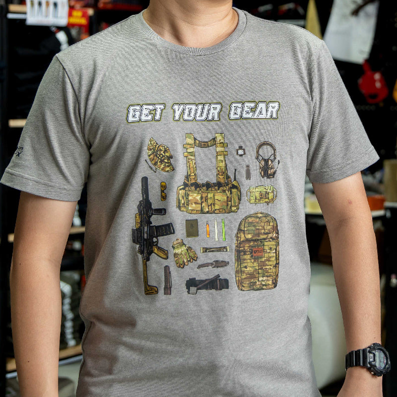 เสื้อยืดสกรีนลาย VALOR PX - Get your gear T-Shirt 2024