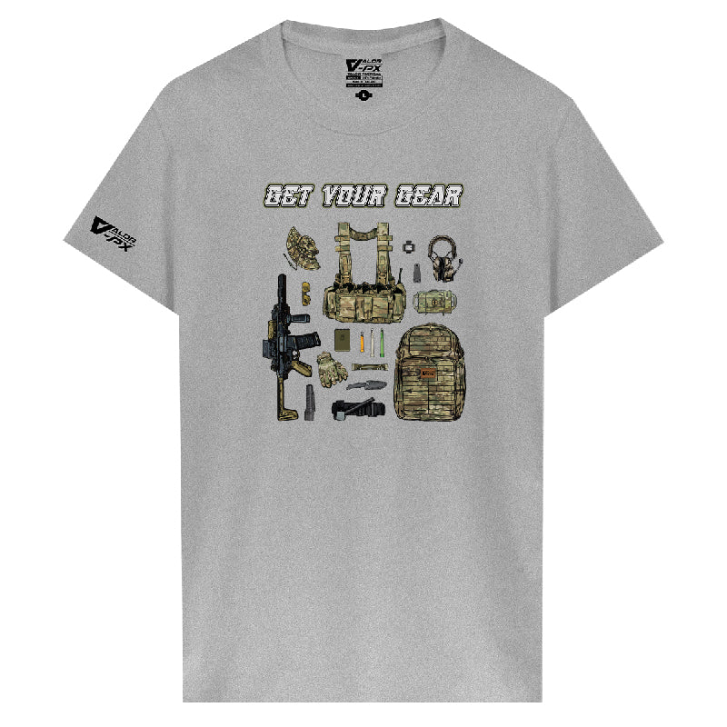 เสื้อยืดสกรีนลาย VALOR PX - Get your gear T-Shirt 2024