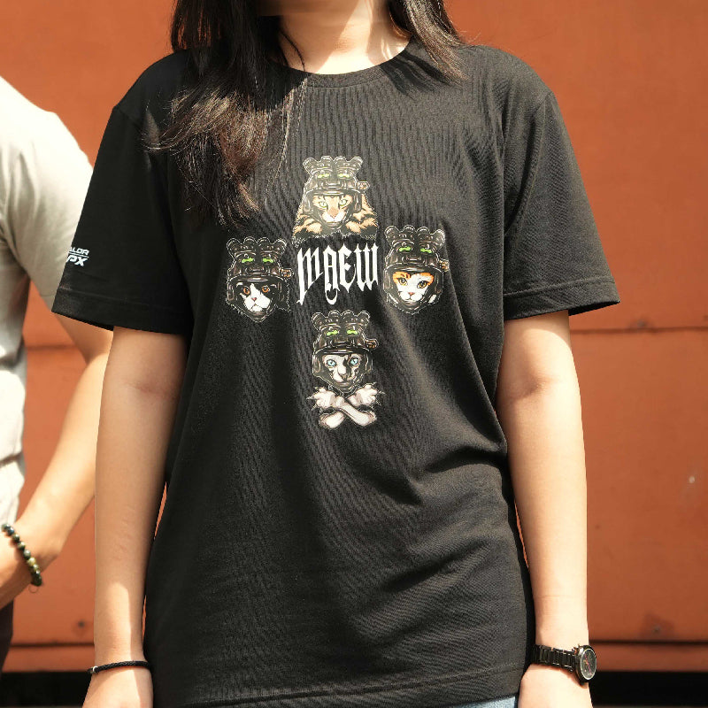 เสื้อยืดสกรีนลาย VALOR PX - MAEW T-Shirt 2024 เสื้อใส่เที่ยว ลายกราฟฟิค