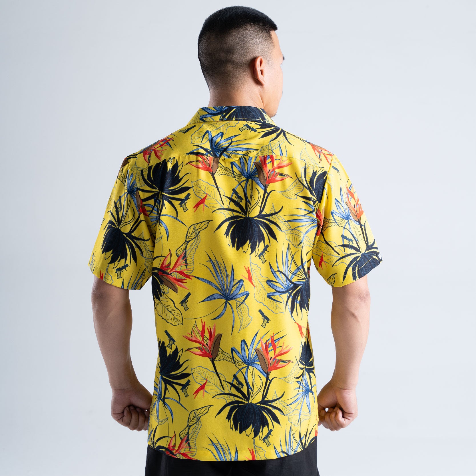 เสื้อฮาวาย VALOR PX - Gun Flower Hawaii Shirts เสื้อใส่เที่ยว ฮาวายเชิ้ต