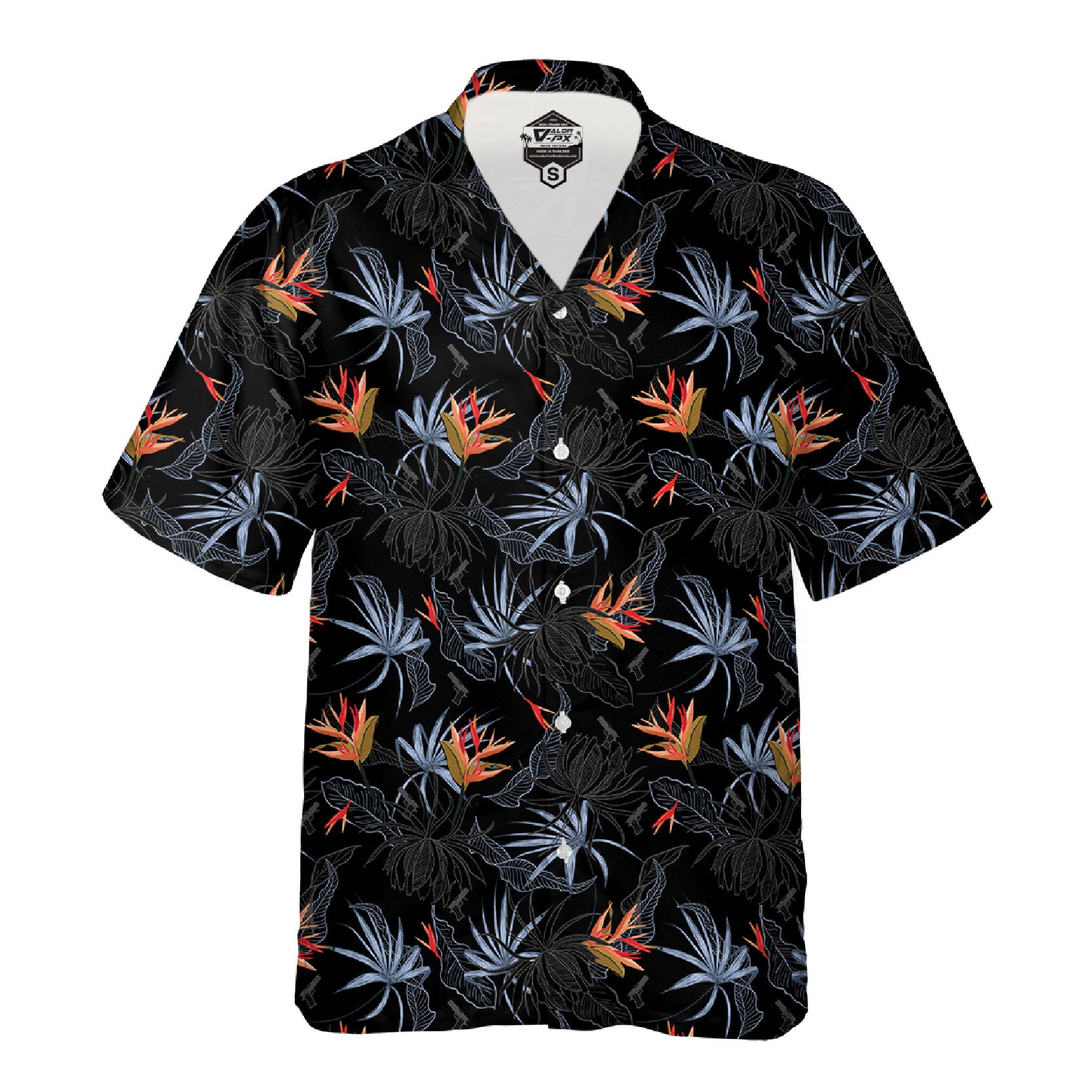 Valor PX Gun Flower Hawaii Shirts