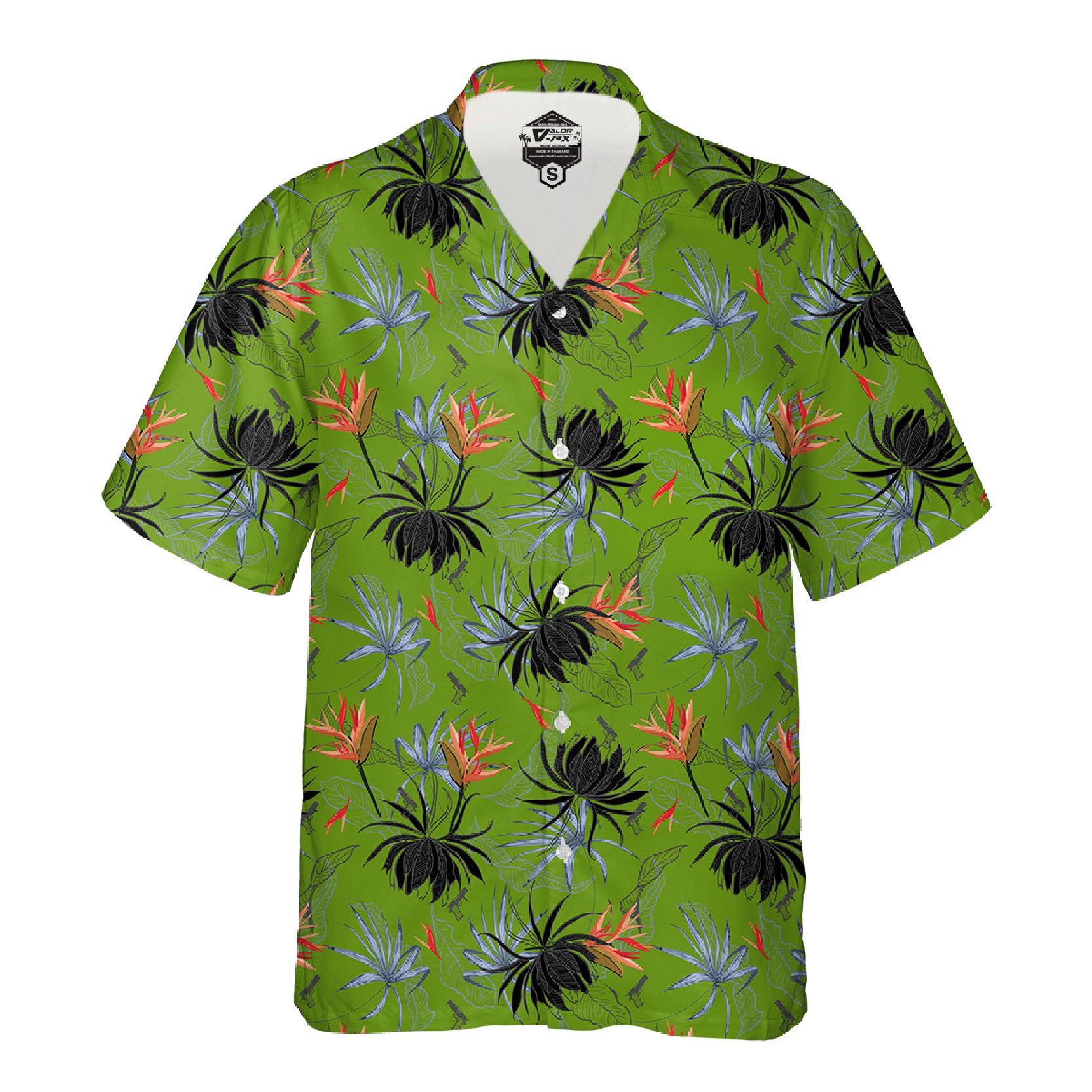 เสื้อฮาวาย VALOR PX - Gun Flower Hawaii Shirts