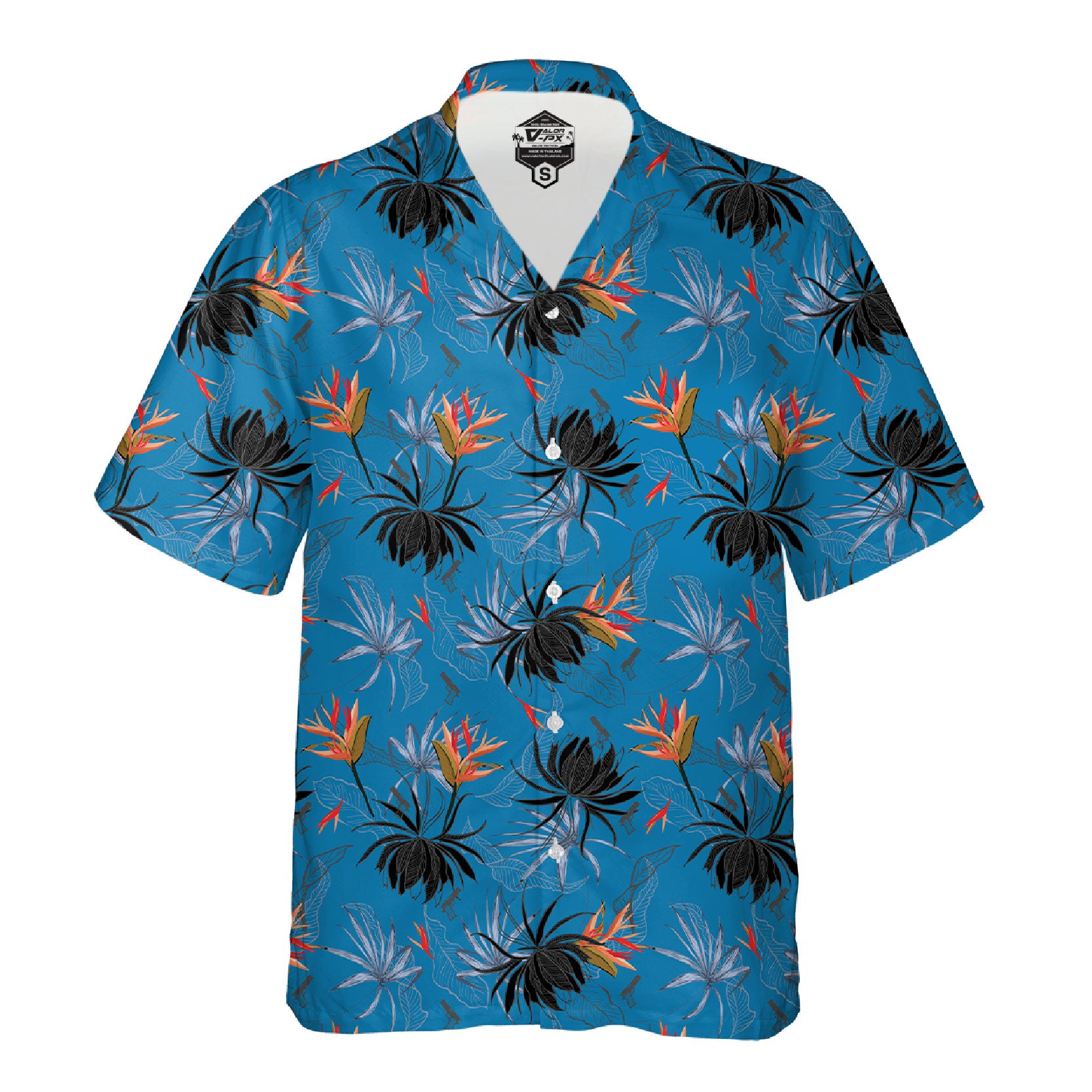 เสื้อฮาวาย VALOR PX - Gun Flower Hawaii Shirts