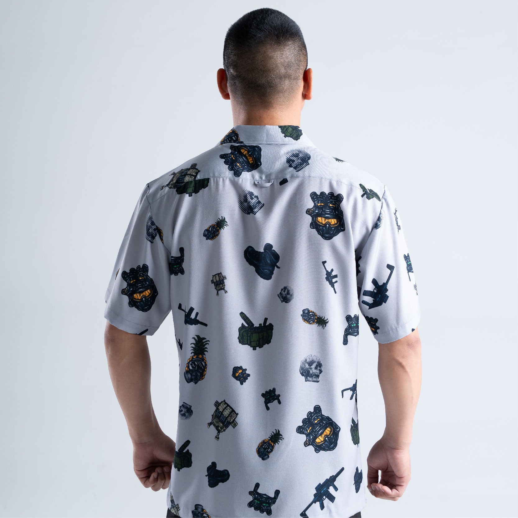 เสื้อโปโล VALOR PX - Tactical Hawaii Shirts เสื้อใส่เที่ยว ลายเชิ้ตลายกราฟฟิค