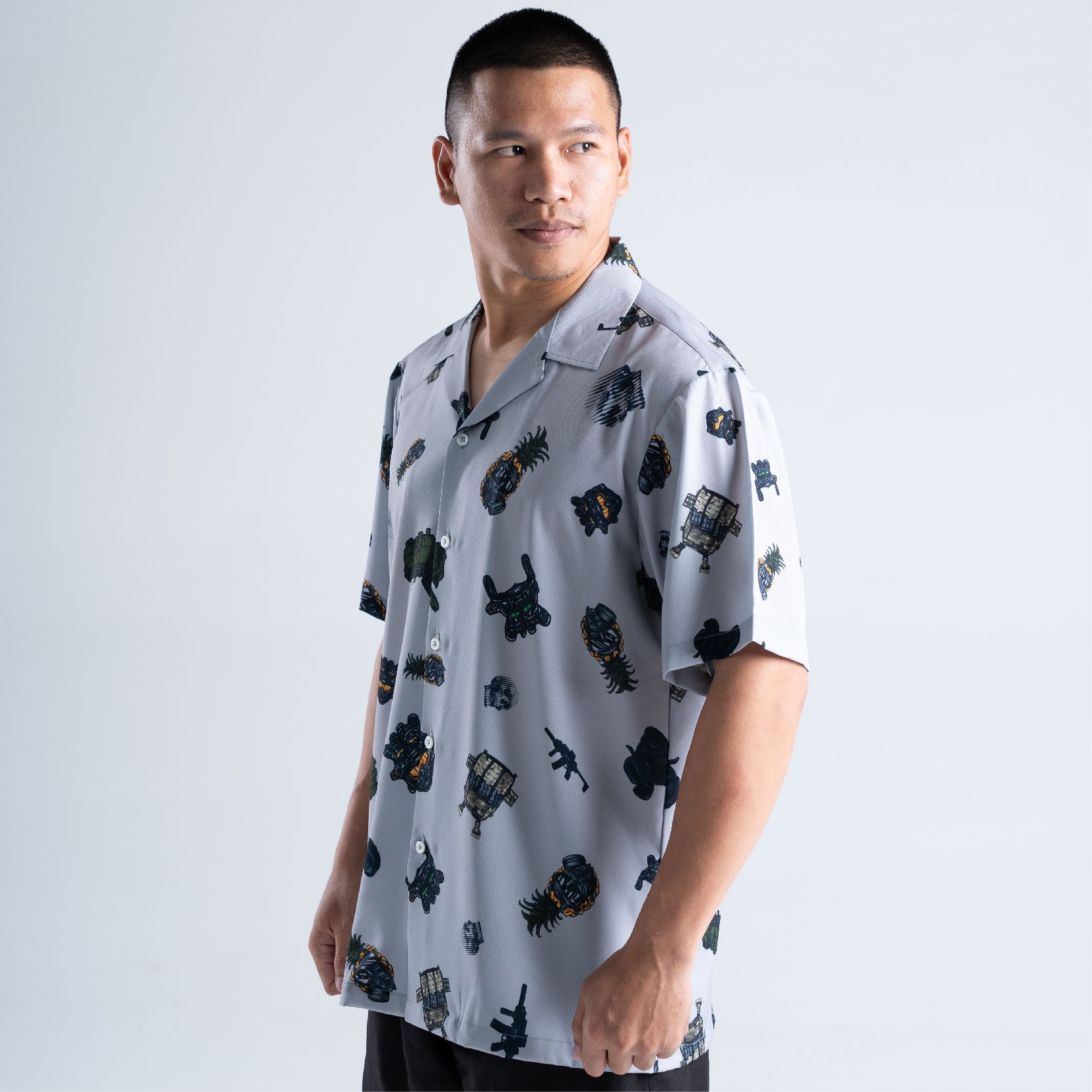เสื้อโปโล VALOR PX - Tactical Hawaii Shirts เสื้อใส่เที่ยว ลายเชิ้ตลายกราฟฟิค