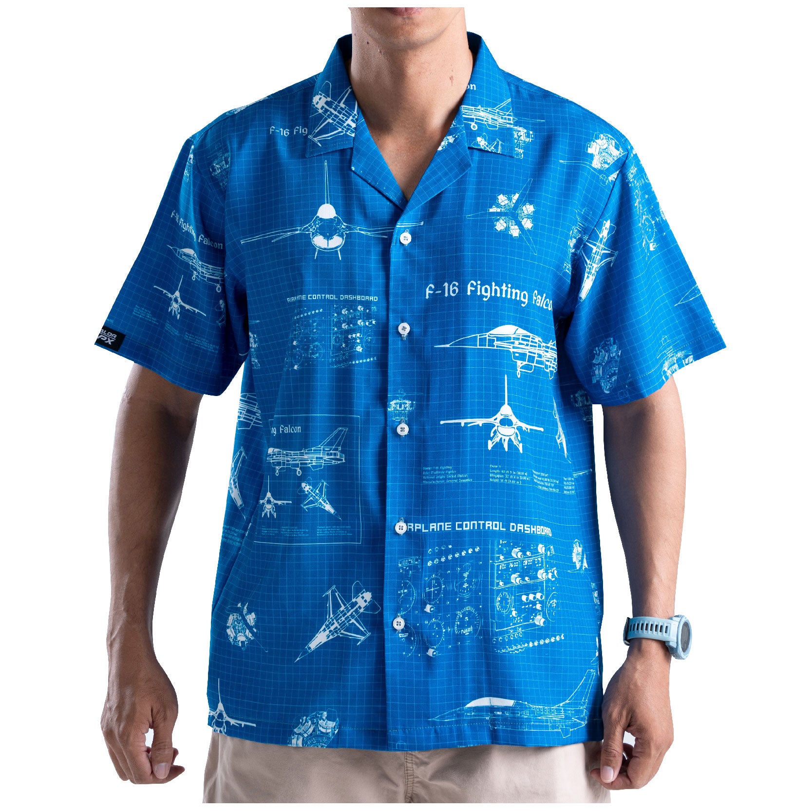 Valor PX Blueprint F-16 Hawaii Shirts
