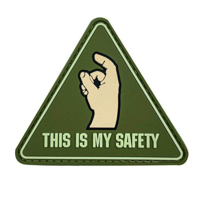 แพทซ์เวลโคร VALOR PX - PVC Patches this is my safety - Ranger green อาร์มพีวีซี ติดแขน