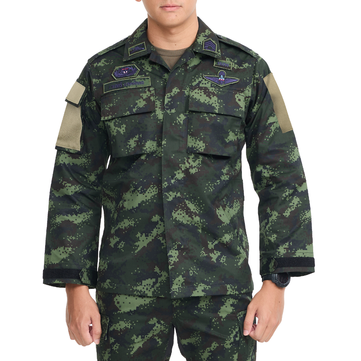 VALOR PX - Native BDU Shirt เสื้อฝึกลายพราง ทหารบก