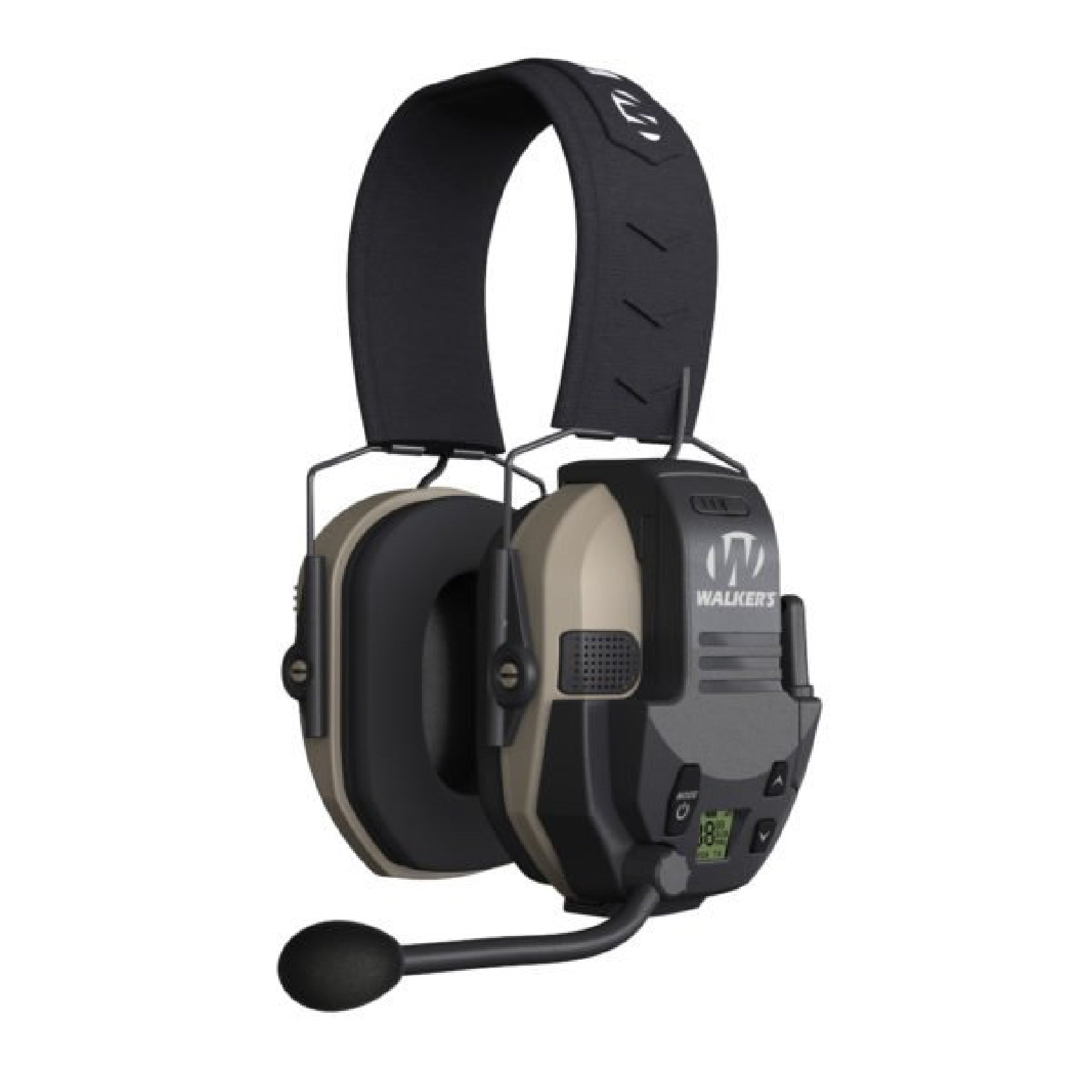 Walker's Razor Walkie Talkie Attachment, Handsfree Communication up to 3 Miles