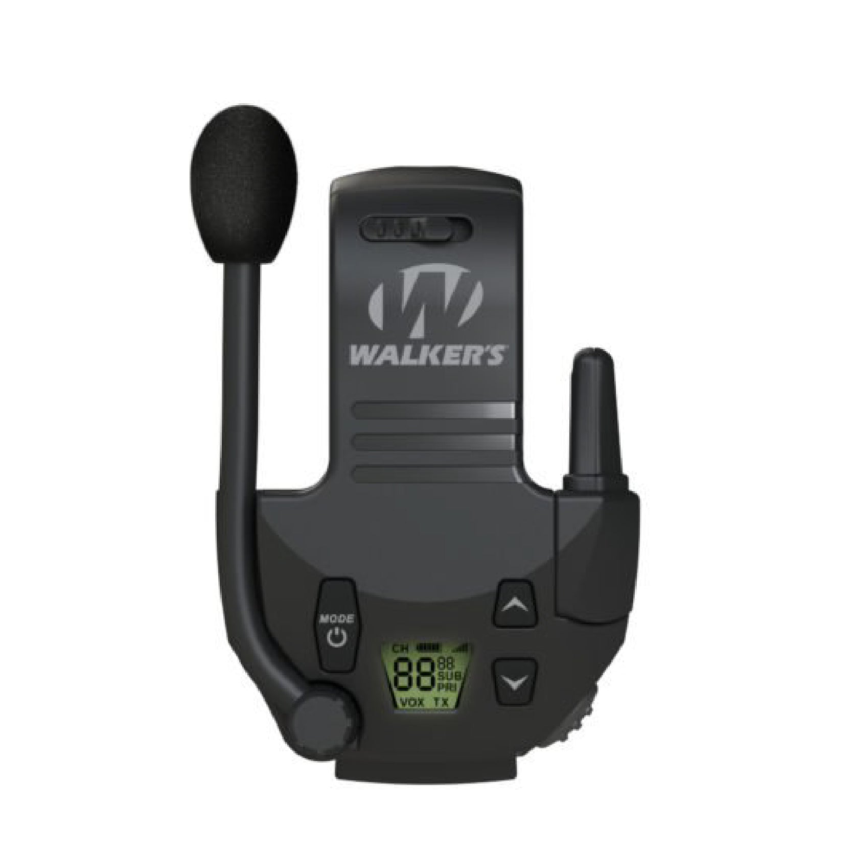 Walker's Razor Walkie Talkie Attachment, Handsfree Communication up to 3 Miles