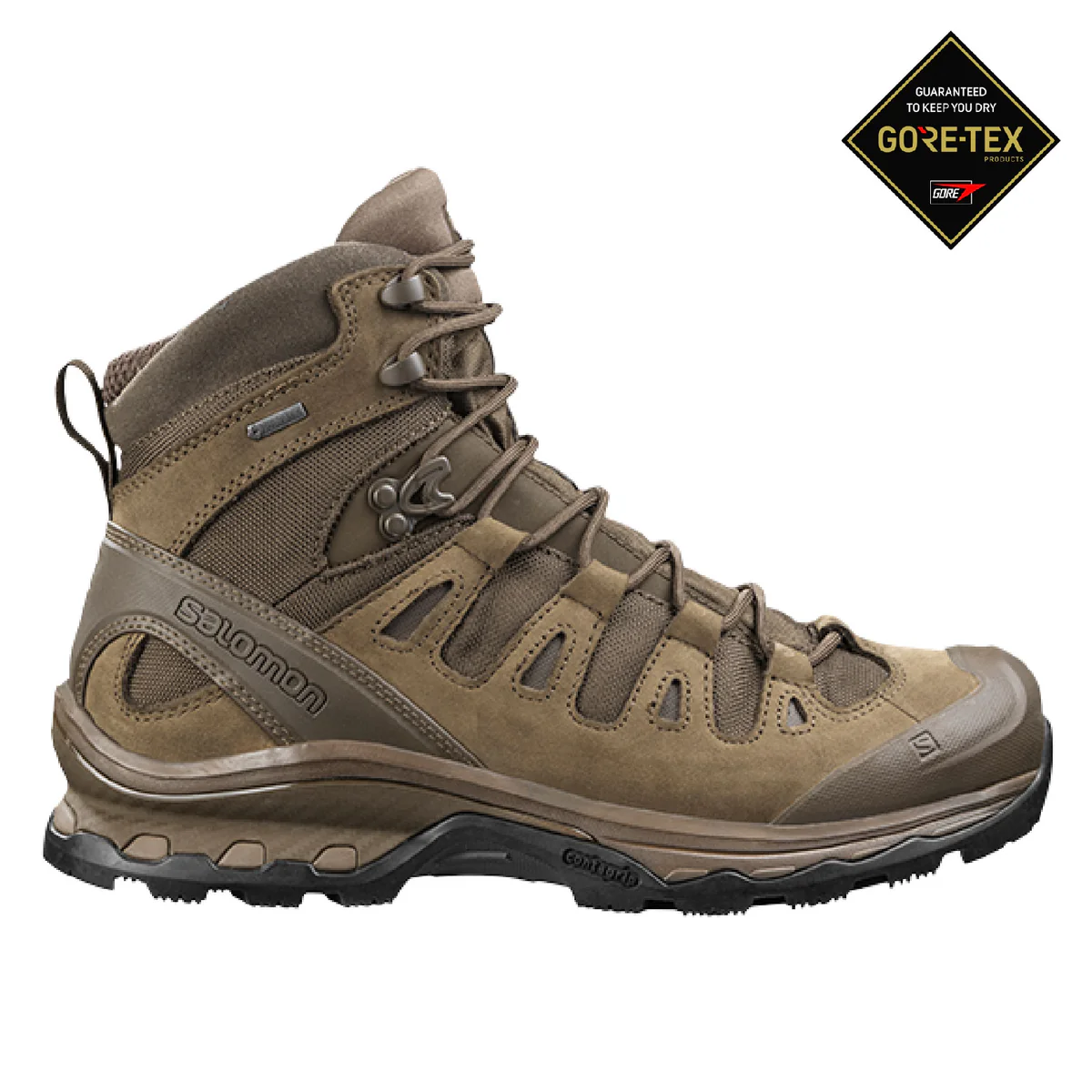 รองเท้าเดินป่า หุ้มข้อ กันน้ำ Salomon Quest 4D GTX Forces 2 EN