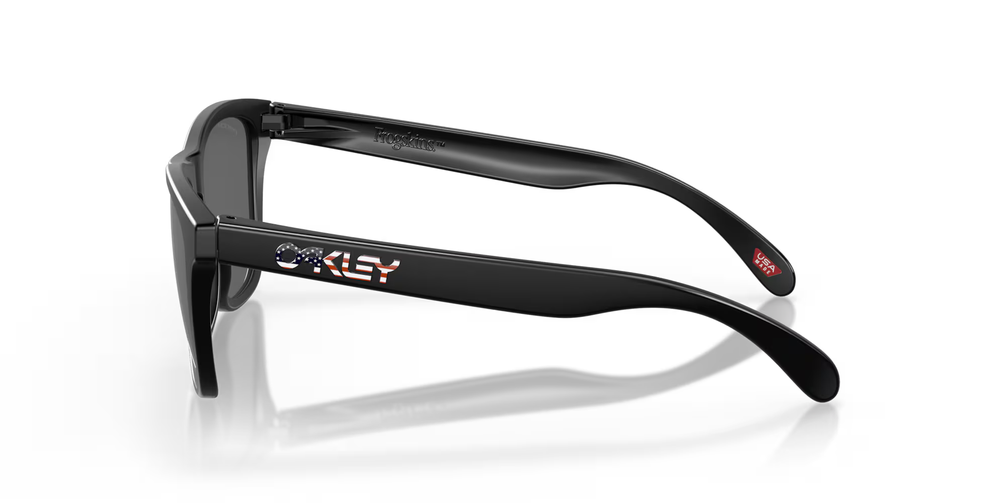 แว่นตา Oakley SI รุ่น Frogskins Mt Bik USA เอกลักษณ์ ลายธงชาติอเมริกาบริเวณขาแว่นตา