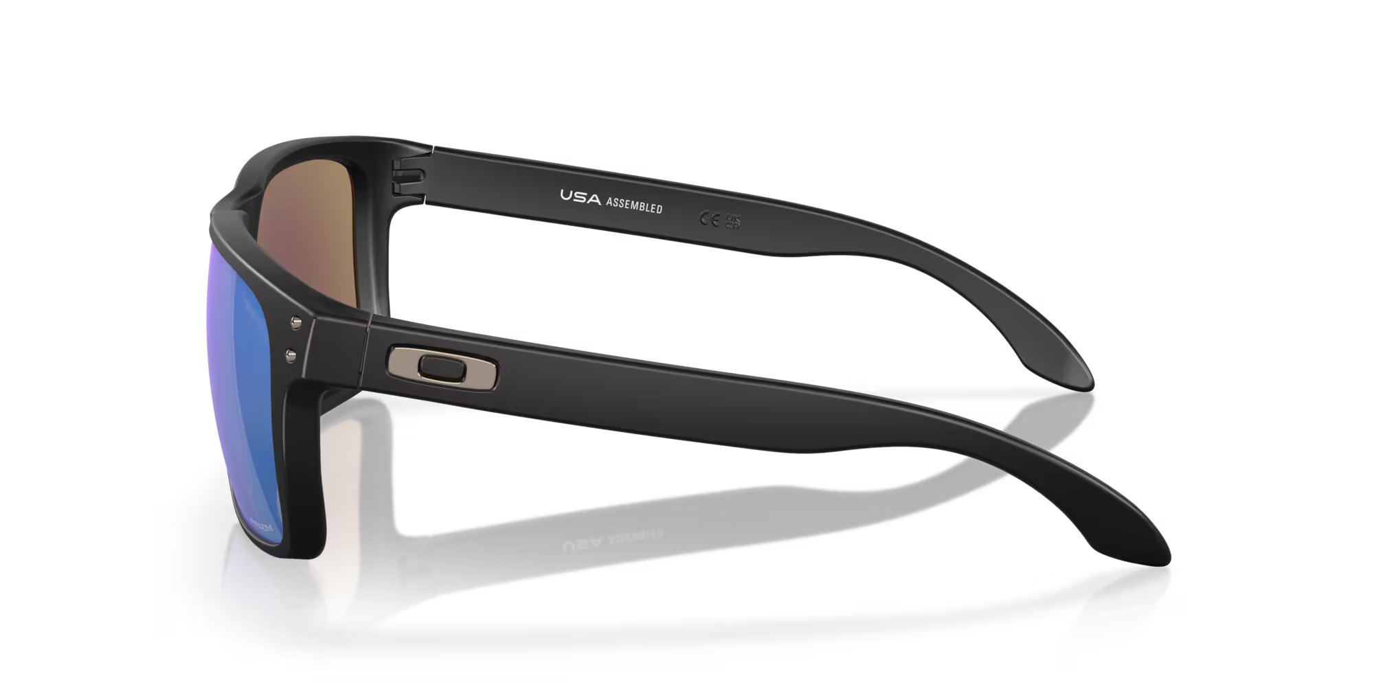 OAKLEY SI แว่นตารุ่น SI Holbrook เลนส์แว่นตา ไซส์ XL มุมมองด้านข้าง เลนส์สีฟ้า