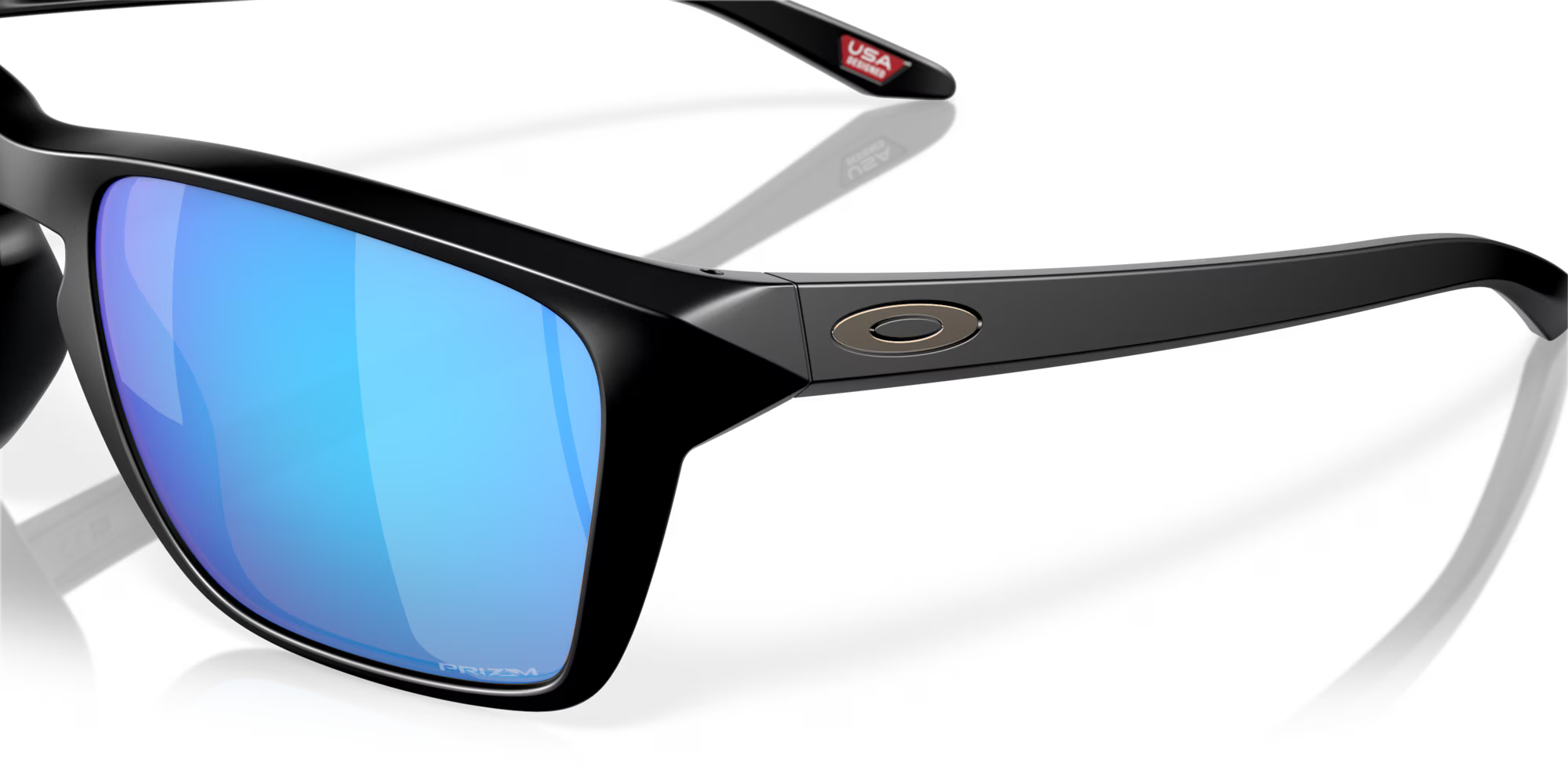 OAKLEY SI รุ่น SI Sylas ขาแว่นตาสีดำ เลนส์แว่นตาสีฟ้า มาตรฐานกันแดดแบบทหาร