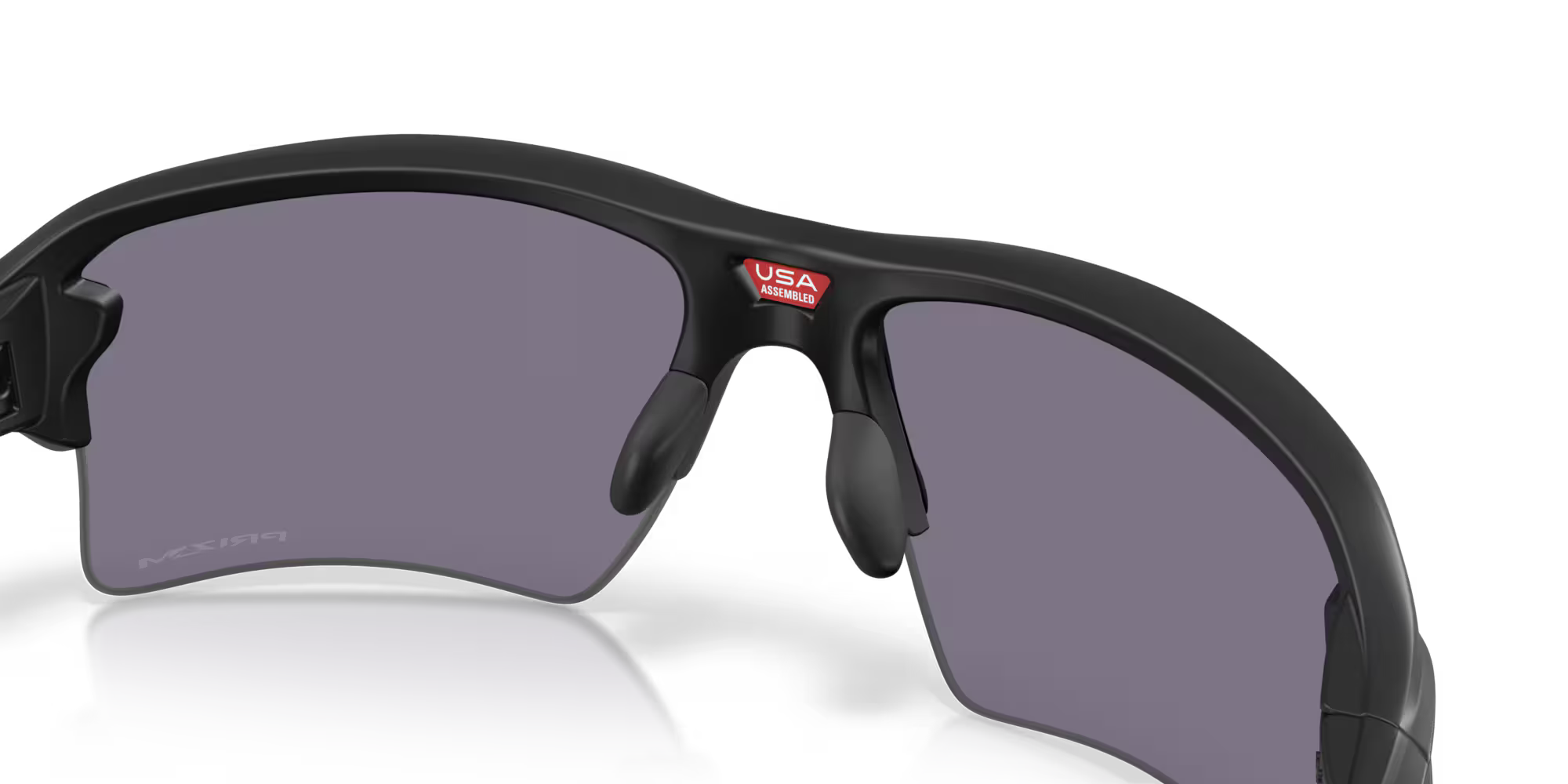 แว่นตา Oakley รุ่น SI Flak 2.0 XXL Mt Blk ไซส์ M แว่นตาเลนส์สีม่วง
