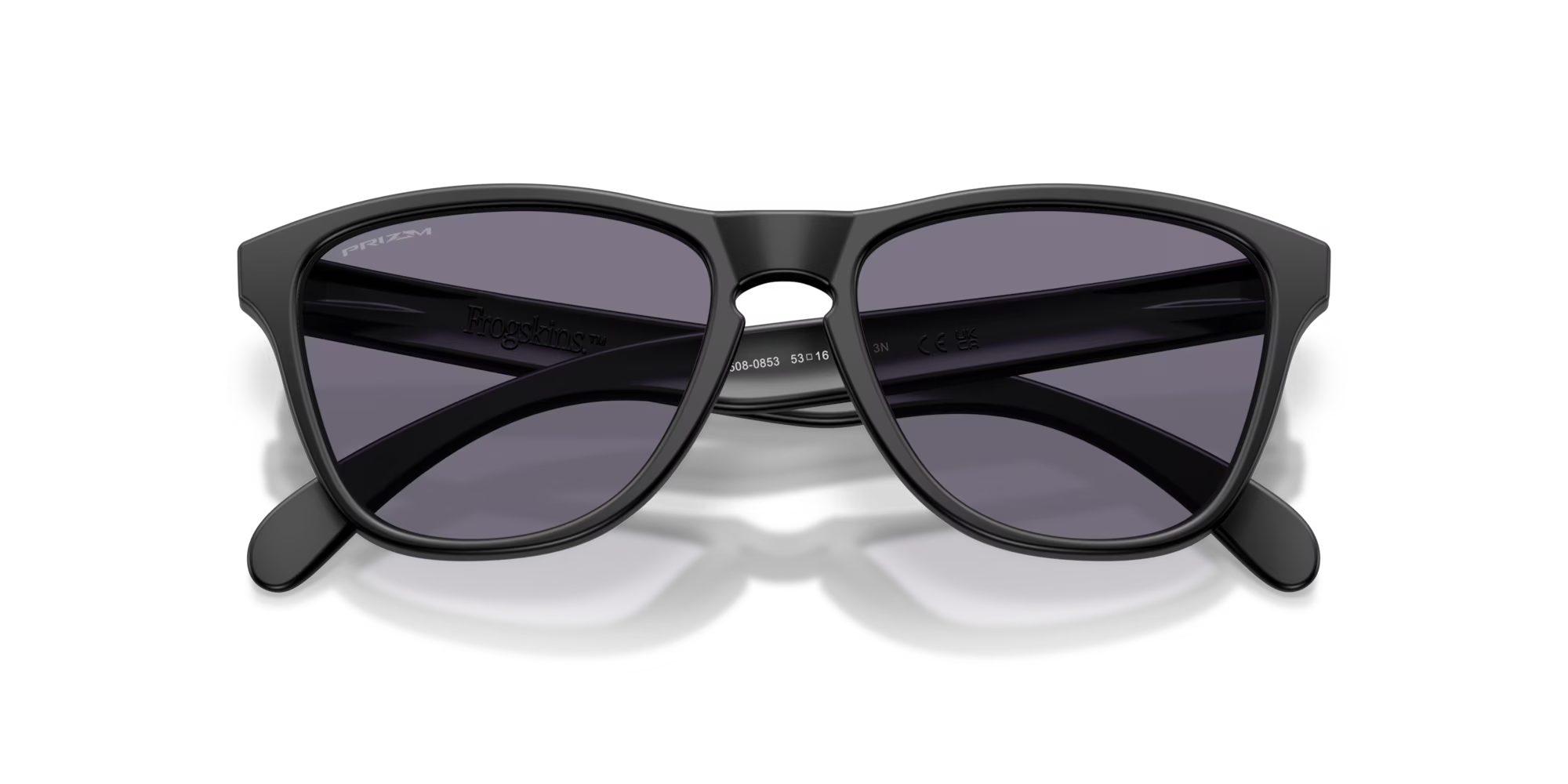 OAKLEY SI รุ่น Frogskins S Mt Blk แว่นตามาตรฐาน กันแดด กันสะเก็ด เลนส์สีม่วง OAKLEY SI ของแท้