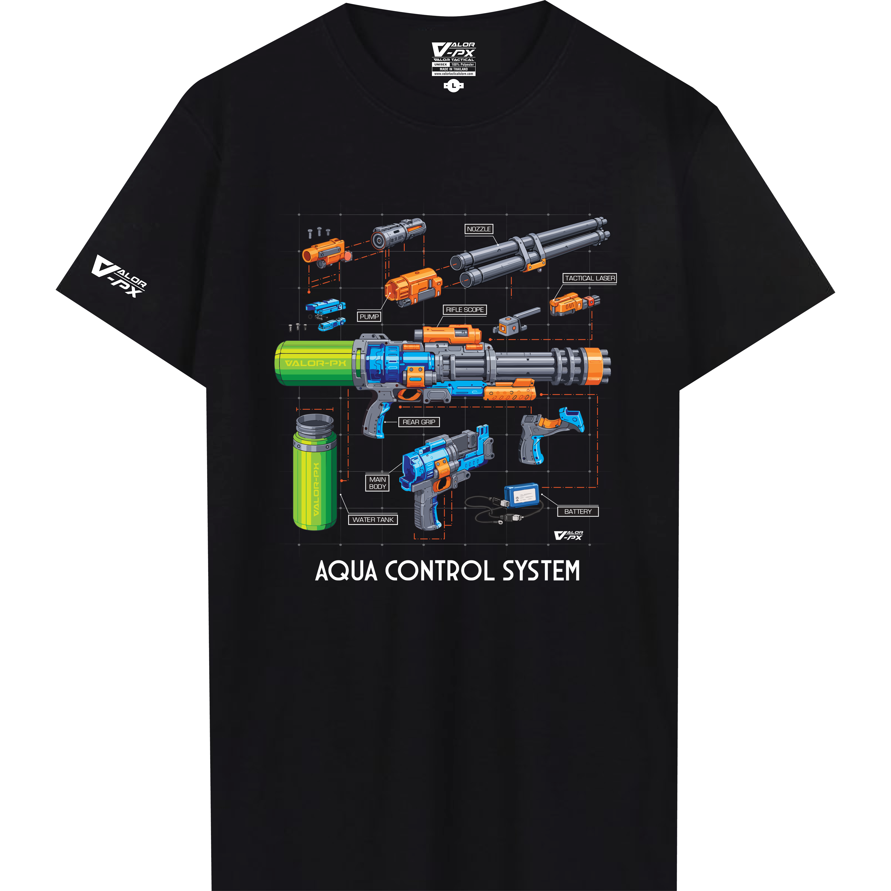 VALOR PX - AQUA CONTROL SYSTEM T-Shirt