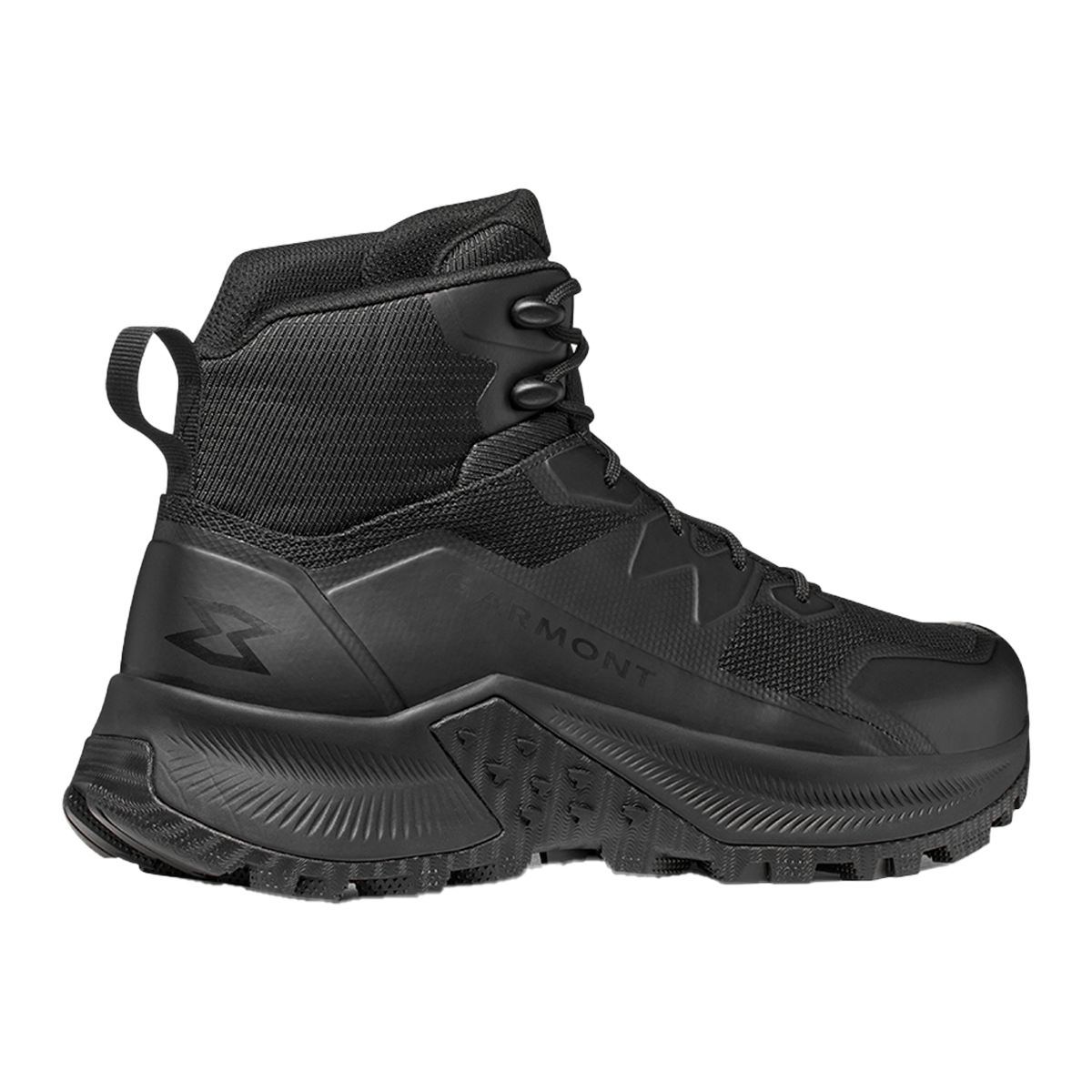 GARMONT CONTACT 4 สีดำ มัมมองด้านหน้า รองเท้าคอมแบทยุทธวิธี Vibram พื้นเท้า ใช้ได้ทุกสภาพ