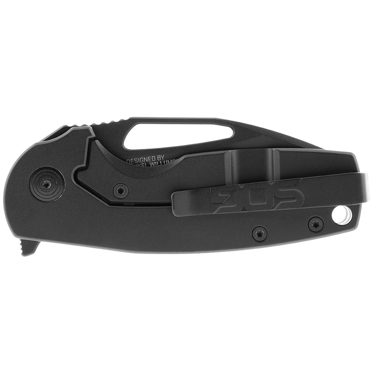 SOG Stout FLK, Blackout - Daily Carry Folding Knife