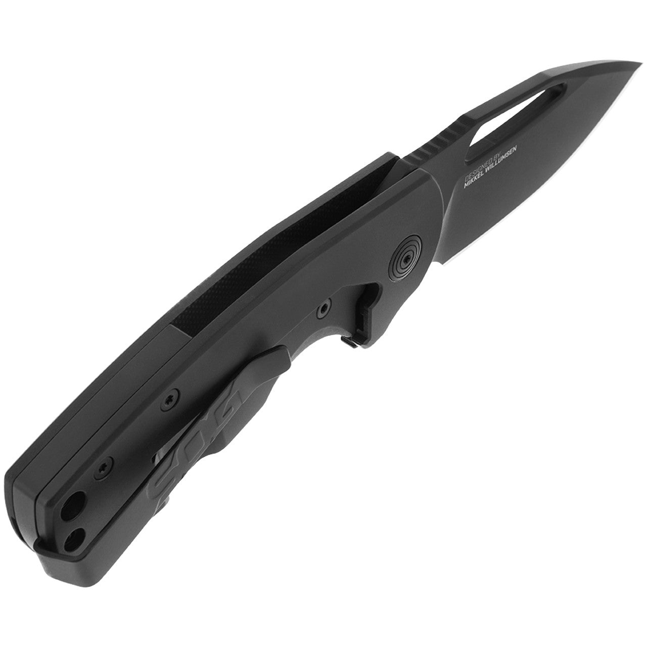 SOG Stout FLK, Blackout - Daily Carry Folding Knife